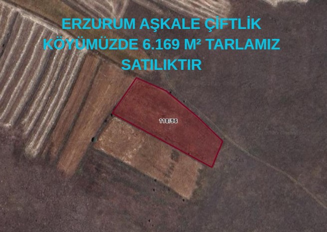 ERZURUM AŞKALE ÇİFTLİK KÖYÜMÜZDE 6.169 M² TARLAMIZ SATILIKTIR - ERZURUM AŞKALE fotoğraf 5
